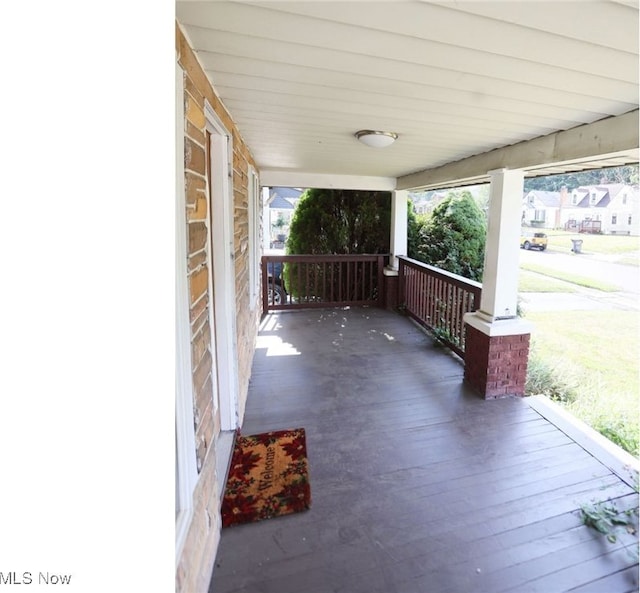 view of patio / terrace featuring a porch