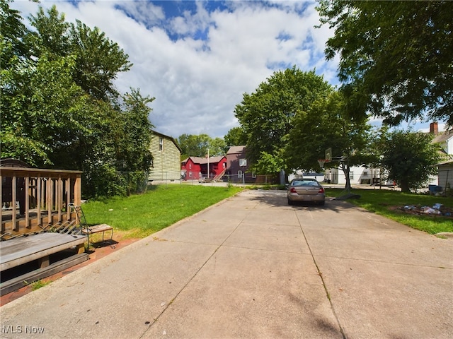 exterior space with a deck