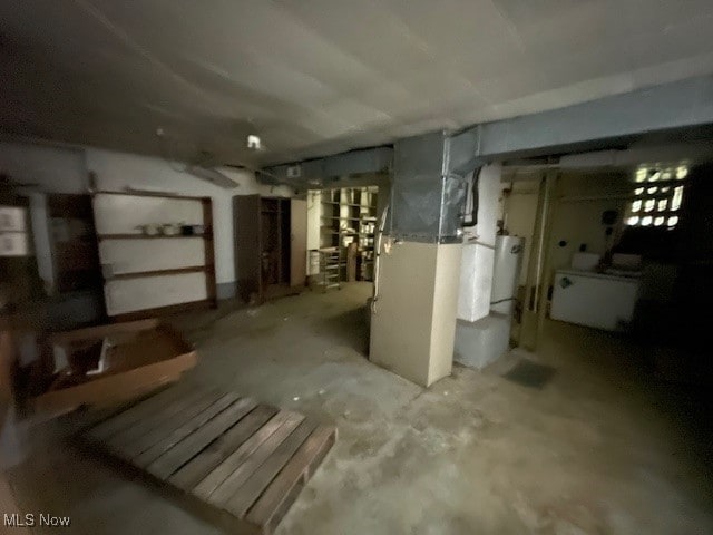 view of basement