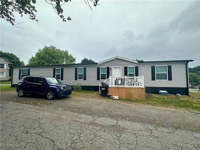 view of manufactured / mobile home