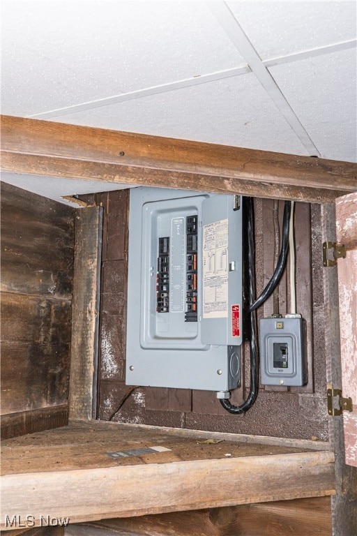 utility room featuring electric panel