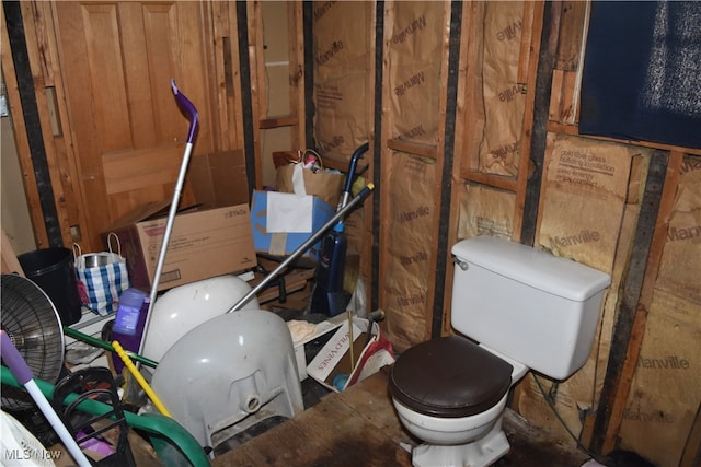 interior space featuring toilet