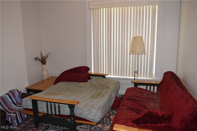 bedroom featuring multiple windows