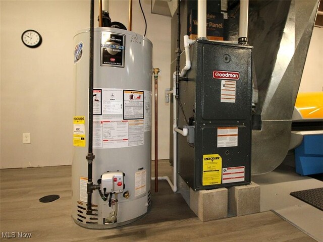 utilities with gas water heater