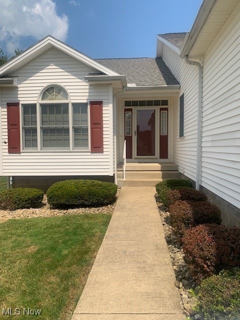 view of entrance to property