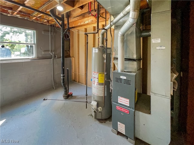 utilities with gas water heater