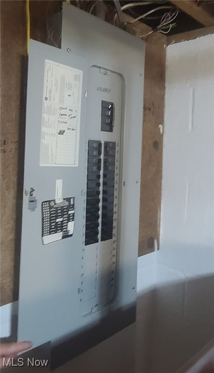 utility room with electric panel