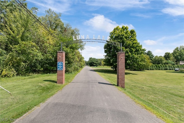 view of road