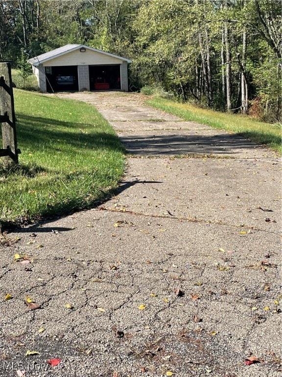 view of road