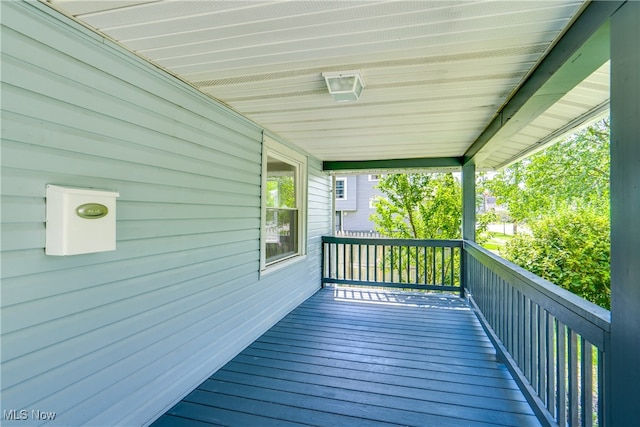 view of deck