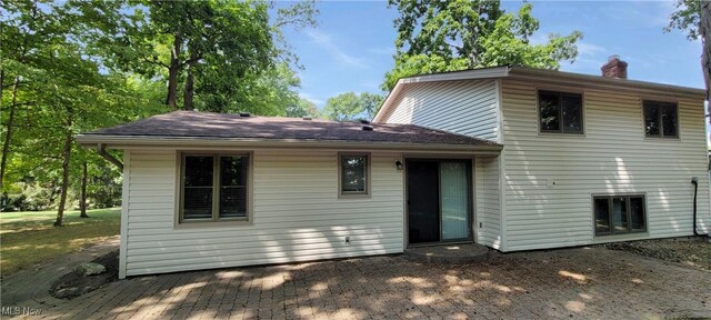 view of rear view of property