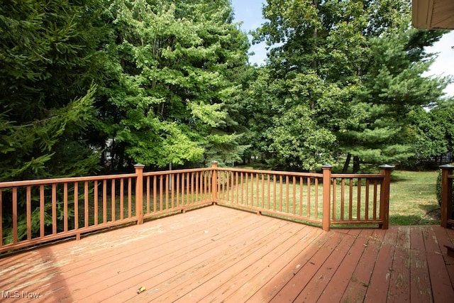 view of deck