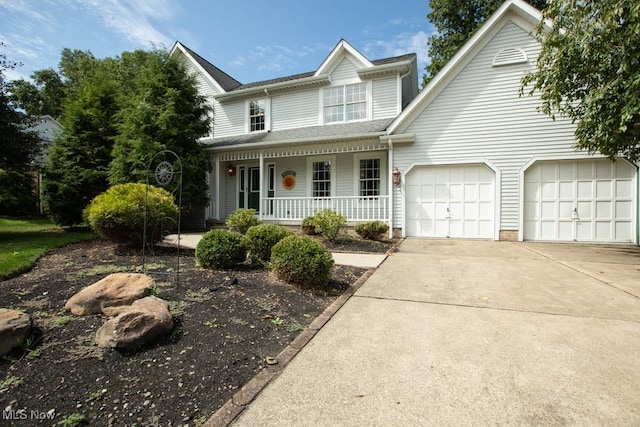 view of front of home with a porch