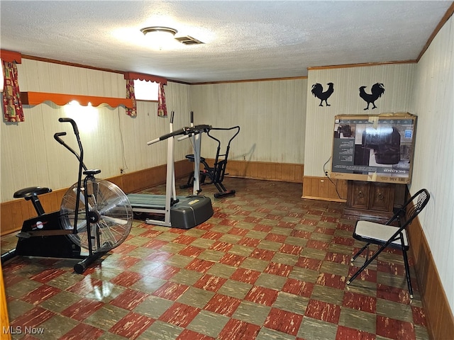 view of exercise area