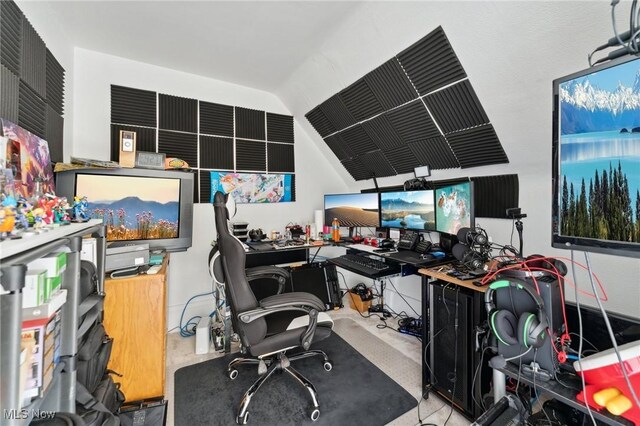 14631 Granger Rd, Maple Heights, OH 44137 - home office with lofted ceiling