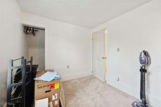 14631 Granger Rd, Maple Heights, OH 44137 - interior space featuring carpet floors and baseboards