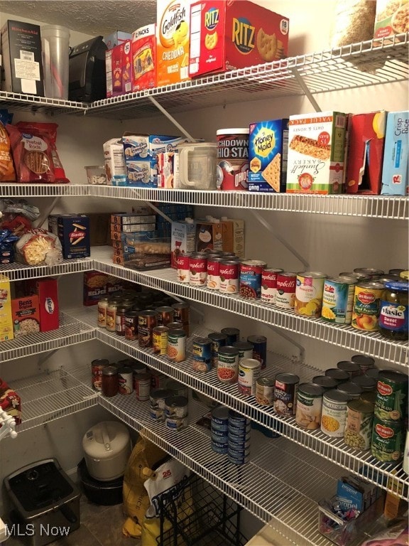 view of pantry