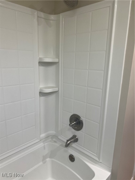 bathroom featuring shower / tub combination