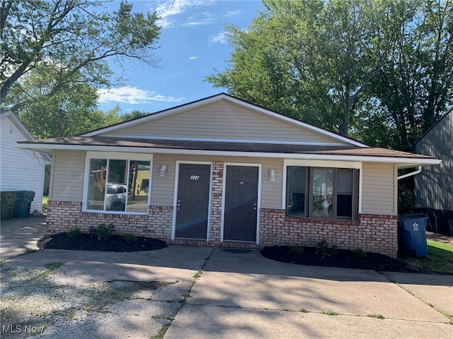 view of front of home