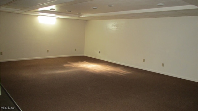 spare room with carpet floors