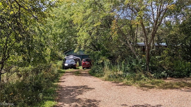 view of road