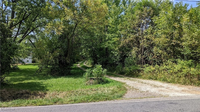 view of road