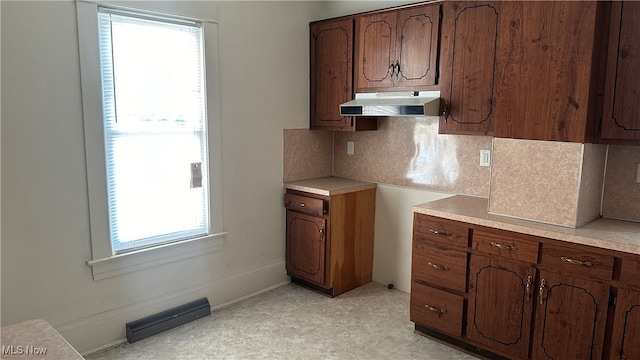 kitchen featuring decorative backsplash