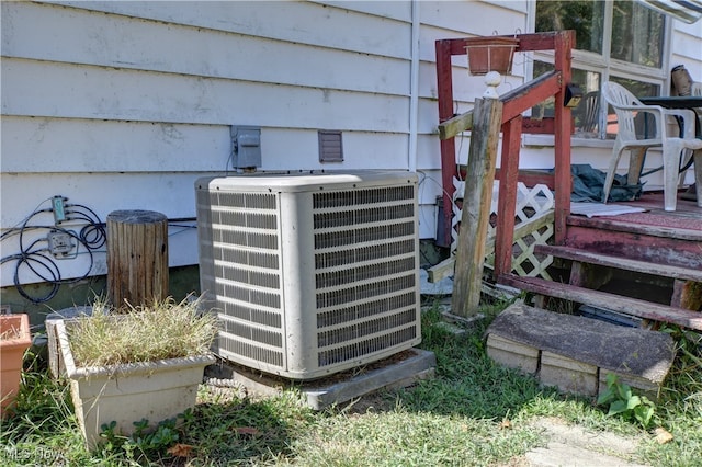 details featuring central air condition unit