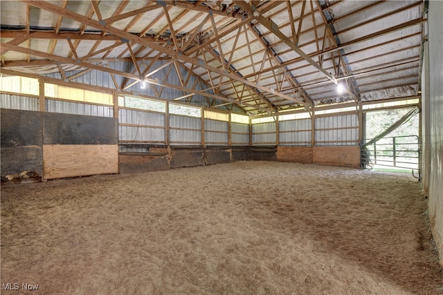 view of stable