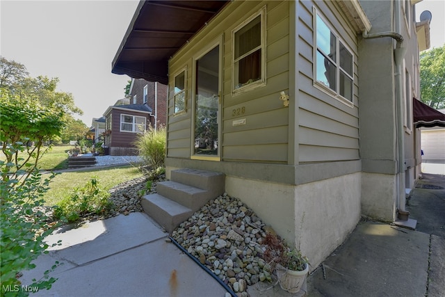 view of entrance to property