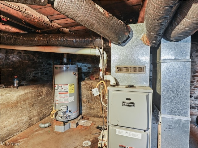 utilities featuring water heater