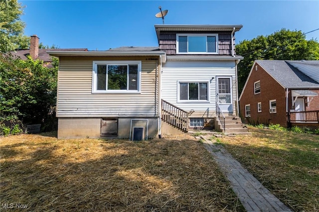 view of rear view of house