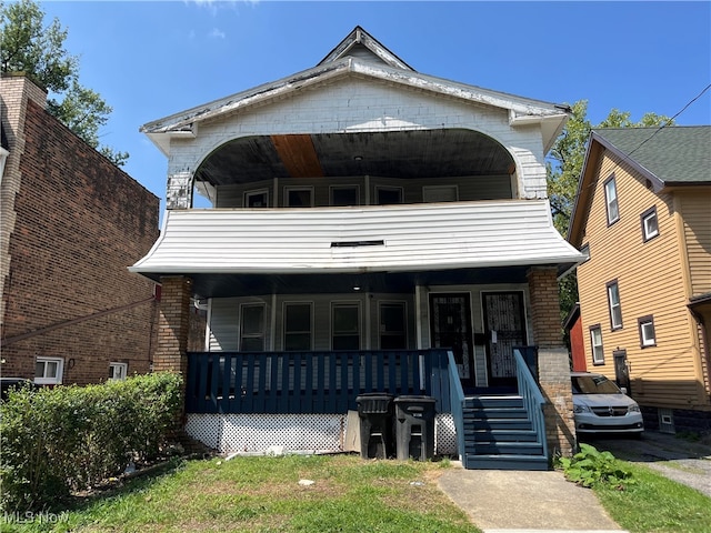 view of front of house featuring a porch