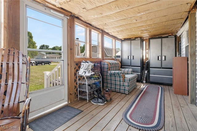 sunroom featuring plenty of natural light