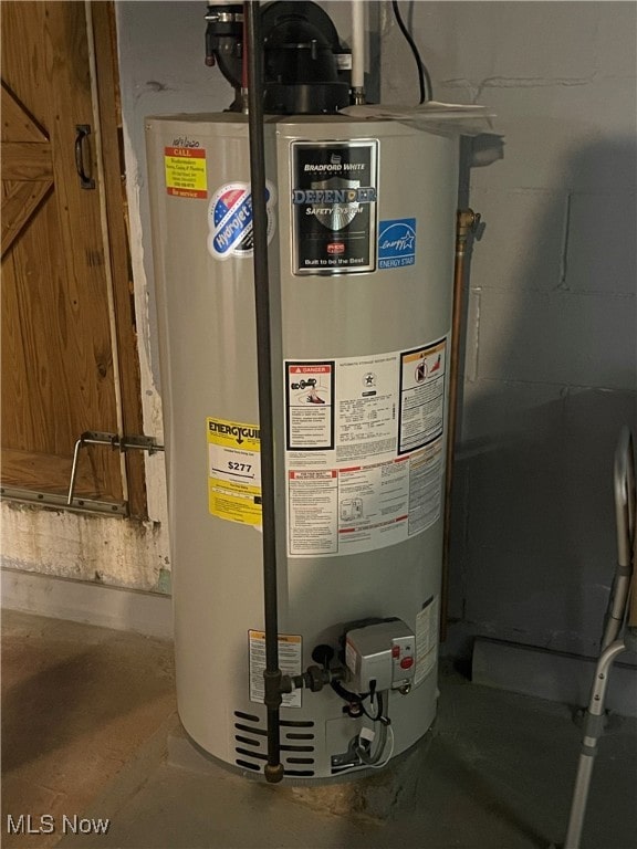 utilities featuring water heater