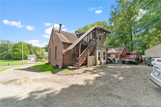 view of front of home