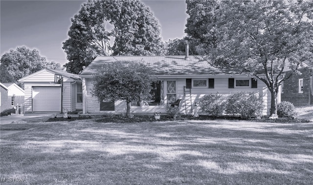 ranch-style house with a garage