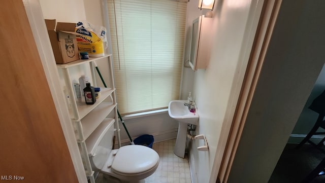 bathroom with toilet