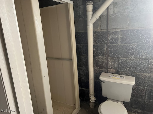 bathroom with toilet