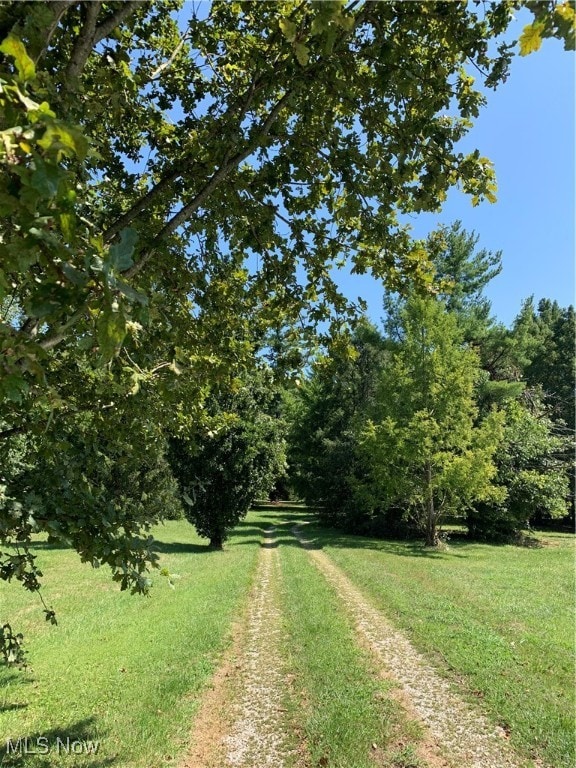 view of road