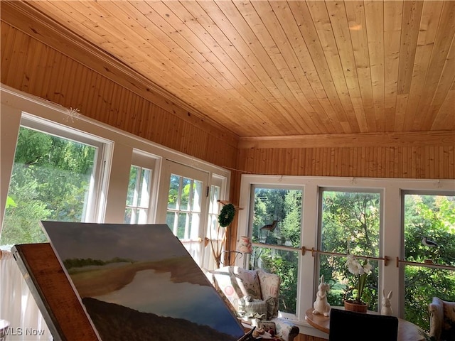 28815 State Route 7 N, Marietta, OH 45750 - sunroom / solarium with wooden ceiling
