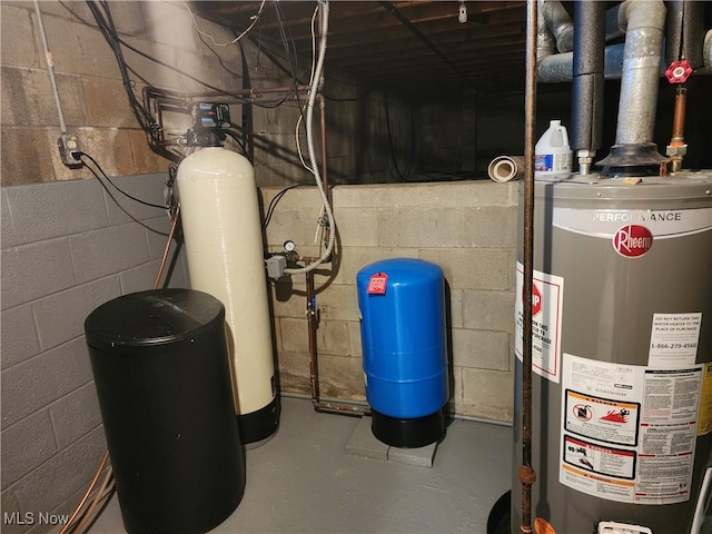 utilities featuring water heater