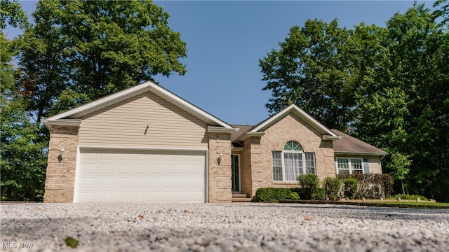 ranch-style house with a garage