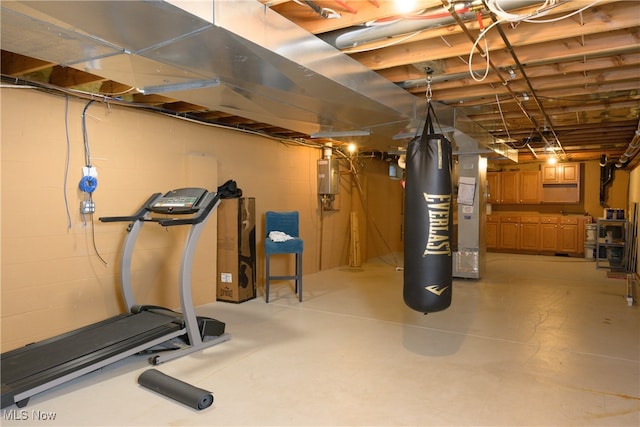 view of workout room