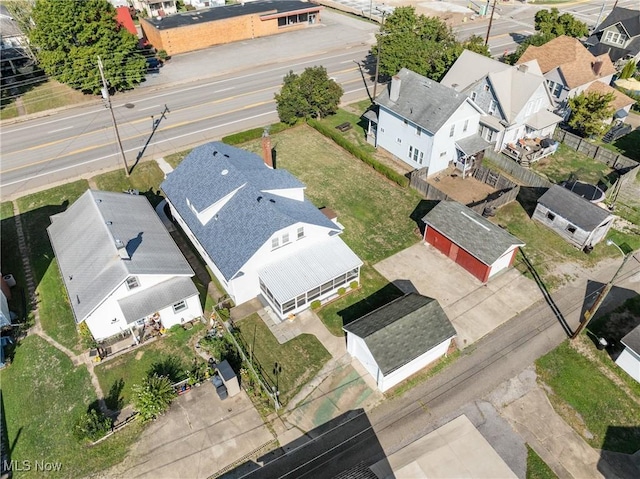 2110 Commerce St, Wellsburg, WV 26070 - drone / aerial view featuring a residential view