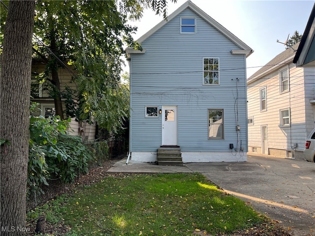 view of back of property