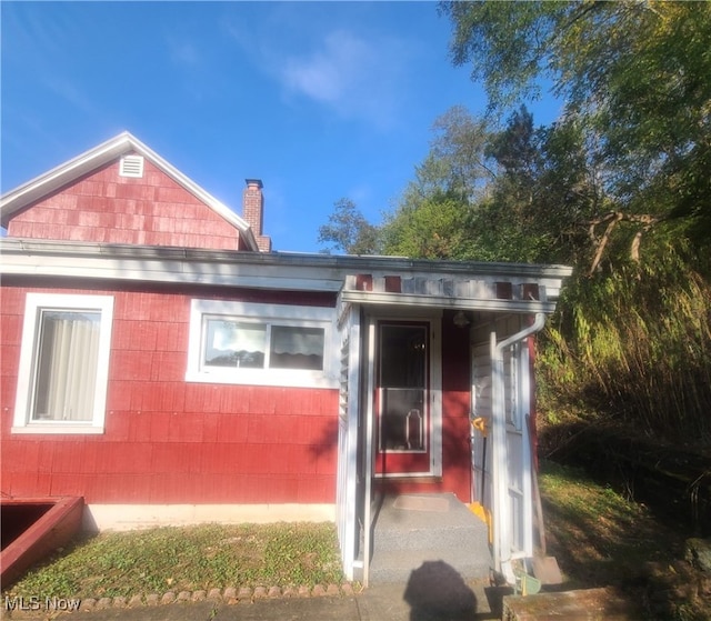 view of rear view of house