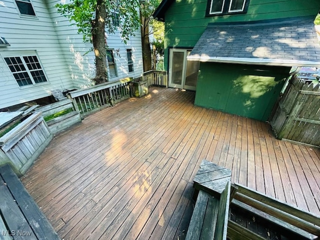 view of deck