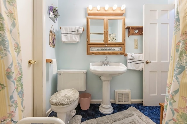 bathroom with toilet