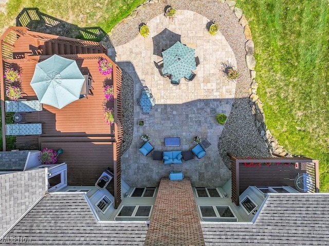 drone / aerial view